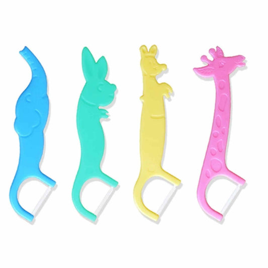 קיסמי חוט דנטלי מעוצבים לילדים (מארז חסכון)